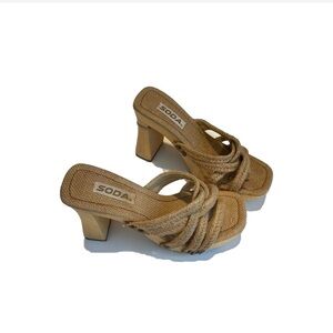 Soda vintage y2k wooden heels